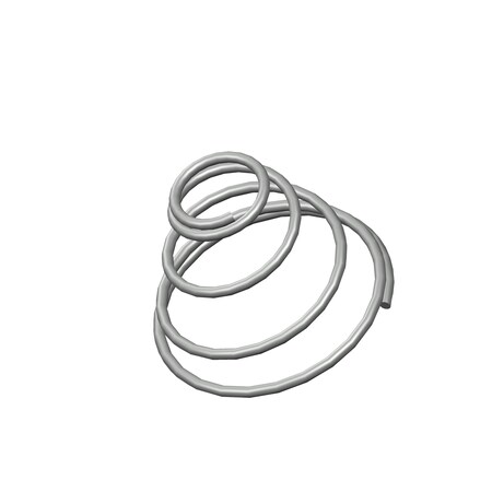 Approved Vendor Taper Spring, Lo= 1.125 , So= 0.438 , W= 0.05 G509989483